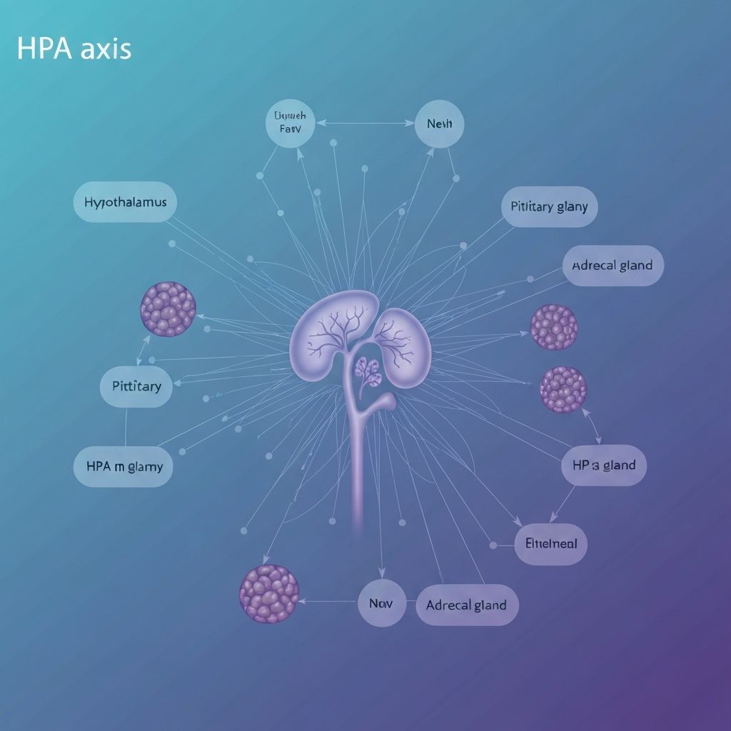 HPA axis stress pathway diagram